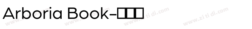 Arboria Book字体转换